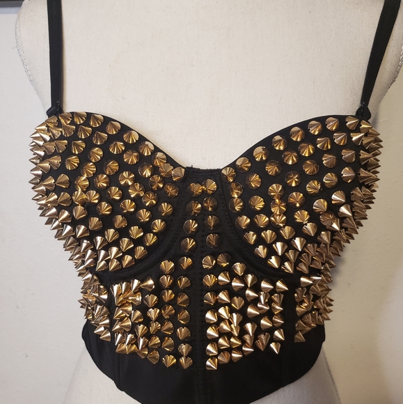 Spike Studded Corset Top - Picture 6 of 6